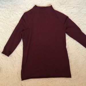 Free people burgundy turtle neck